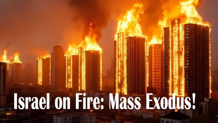 Israel in Flames: 185,000 Homeless as Residents Flee Burning Cities, Israel in Flames